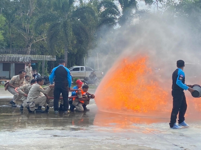 โครงการฝึกอบรมและซ้อมแผนบรรเทาสาธารณภัย
